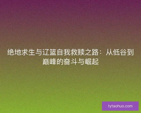 绝地求生与辽篮自我救赎之路：从低谷到巅峰的奋斗与崛起